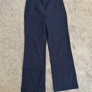Rachel Zoe Navy Blue Wide-Leg Trousers